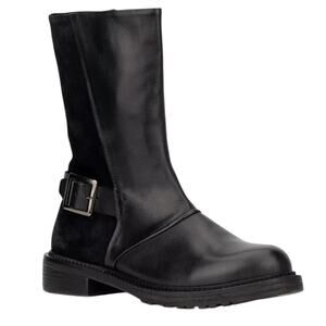 Vintage Foundry Womens Camila Bootie US 8.5 EU 39 Black Leather NIB